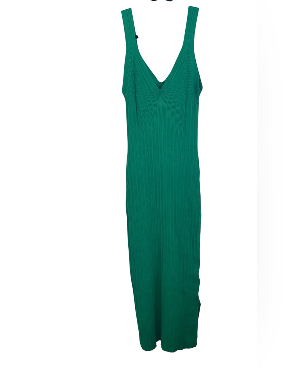 Olive + Oak V-Neck Ribbed Midi Sweater Dress L NWT - Picture 5 of 7